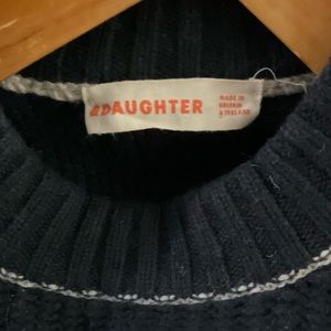 &DAUGHTER Sweater - 100% Lambswool, made in the UK.